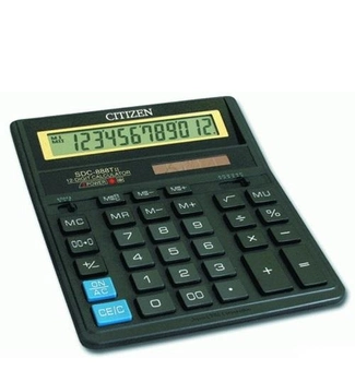 Калькулятор CITIZEN KK-888T/SDC-888Т,черный (МХ-7360)