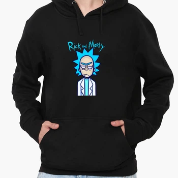 Худі чоловічий Рік Санчез і Морті Сміт Рік і Морті (Rick Sanchez and Morty Smith Rick and Morty) (9225-2938-2) Чорний M