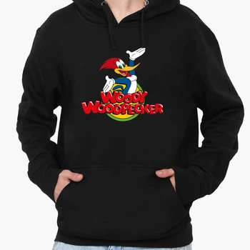 Худі чоловічий дятел Вуді Вудпекер (Woody Woodpecker) (9225-2870-5) Чорний XXL