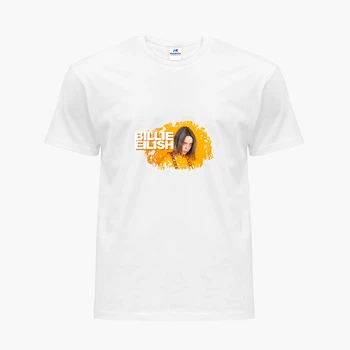 Детская футболка Билли Айлиш (Billie Eilish) (9224-1213) 122-128 см Хлопок Белый