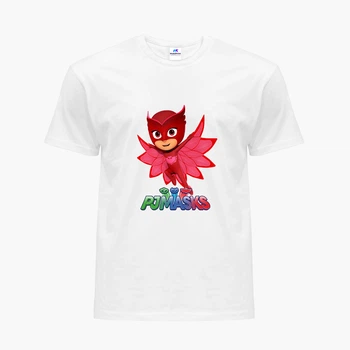 Детская футболка Герои в масках (PJ Masks) (9224-1615) 158-164 см Хлопок Белый