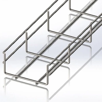 Лоток сітчастий CMS 100х50х2500, дріт Ø4 мм, цинк білий CMS-WBC4-10050Z