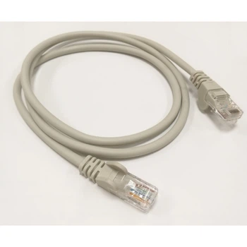 Патч-корд L&W ELECTRONICAL 1м, UTP, cat.5e, RJ45, медь, серый, PC002-C5E-100
