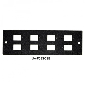 Лицевая панель Orient на 8 SC-Simplex для UA-FOBC-B, черная UA-FO8SCSB