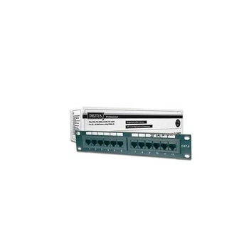 Настенная патч-панель Digitus 12 портов, 1U, cat.5е, UTP, DN-91512U
