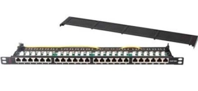 Патч-панель сетевая Premium Line 24 порта FTP, 0.5U, кат.6A, Dual Type IDC, черный 179272412