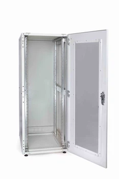 Шафа серверна підвісна IP 19" 18U 600x1000 двері скло