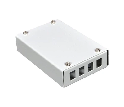 Мини-бокс Orient для 4 SC-Simplex адаптера, серый UA-FOBS4SCS-G