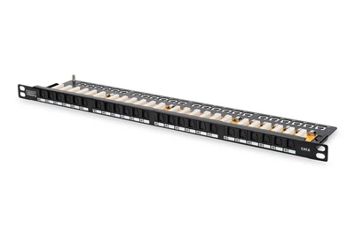 Сетевая патч-панель Hypernet 19", 24 порта, 0.5U, cat.6, UTP, PP-UTP6-24-WMR-05U