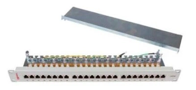 Патч-панель сетевая Premium Line 24 порта FTP, 1U, кат.6A, Dual Type IDC, черный 179212412