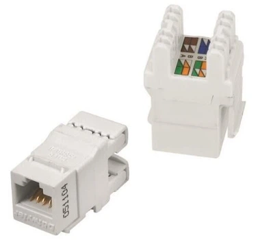 Модуль Hypernet Keystone RJ-45 UTP кат.6 вузький 180 (KJ-NARUTP6-2M)