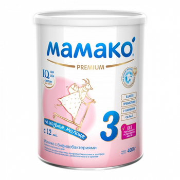 Дитяча суміш MAMAKO 3 Premium з біфідобактером. від 12 міс. 400 г (1105320)