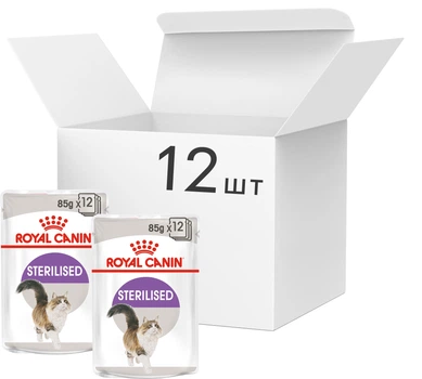 Вологий корм для кішок Royal Canin Sterilised Sauce для стерилізованих у соусі 85 г