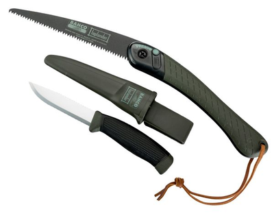 Набір ніж + ножівка Bahco Laplander (5110-25-147-4344)