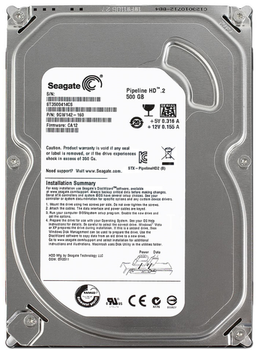 Жесткий диск Seagate Pipeline HD 500ГБ 5900rpm 16МБ 3.5" SATA III (ST3500414CS)