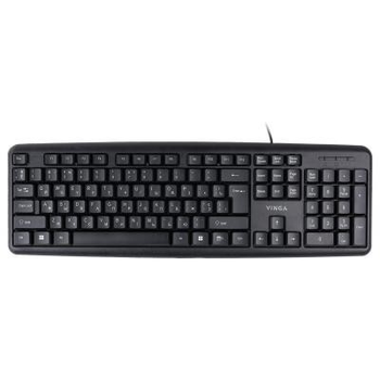 Клавіатура дротова Vinga KB110BK чорна
