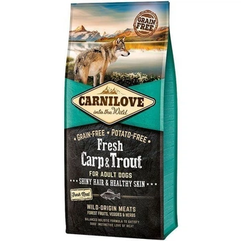 Сухой корм Carnilove Dog Adult Fresh Carp & Trout для взрослых собак с карпом и форелью 12 кг (170872/7557)