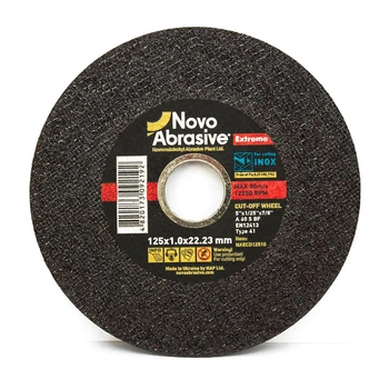 Диск отрезной по металлу Novoabrasive Extreme 125*1.0*22.23мм