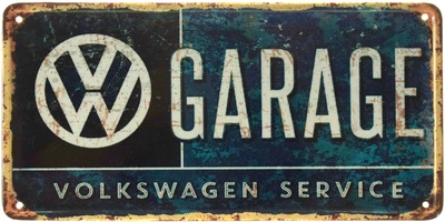 Металлическая табличка "Garage (Volkswagen Service)" (ms-103570)