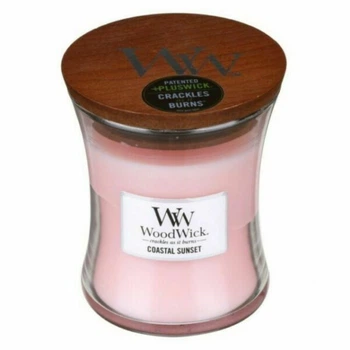 Ароматична свічка з ароматом цитрусових, кокосу та ванілі Woodwick Coastal Sunset (275 г)
