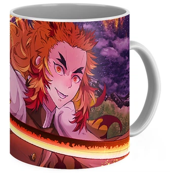 Кружка GeekLand Demon Slayer Kimetsu no Yaiba Клинок, рассекающий демонов &nbsp;Ренгоку&nbsp; KY.02.14