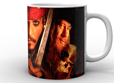 Кухоль GeekLand білий Pirates of the Caribbean Пірати Карибського моря гектор барбоса PC.02.027 ( 17180 )