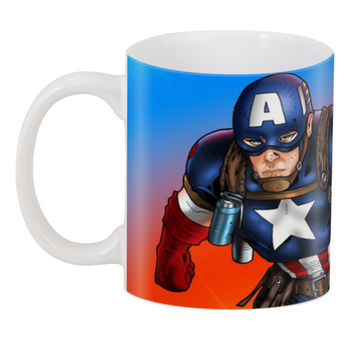 Кружка GeekLand Капитан Америка Captain America CA.02.031