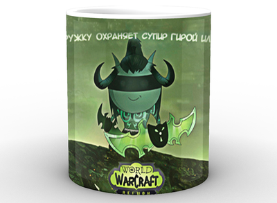 Кружка GeekLand World of Warcraft Мир Военного Ремесла иллидан WW.02.46