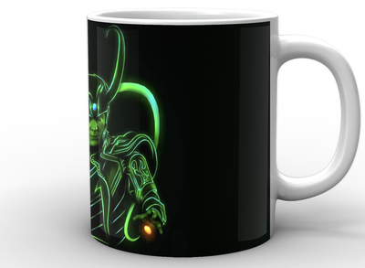 Кружка Geek Land Локи Loki арт неон LK.02.043