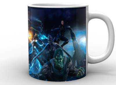 Кухоль GeekLand білий Avengers Месники сутичка AG.02.013