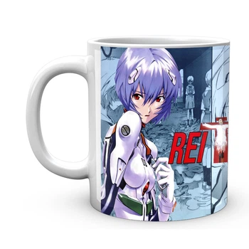 Кружка GeekLand Evangelion Євангеліон grey face EV 02.15