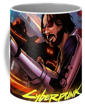Кружка GeekLand Cyberpunk 2077 Киберпанк 2077 &nbsp;johnny silverhand fan art&nbsp;CY 02.577