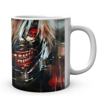 Кружка Geek Land біла Tokyo Ghoul Токійський гуль темний силует TG.02.038