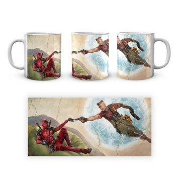 Кружка GeekLand Дэдпул Deadpool И Кейбл Тянут руки CP.04.407