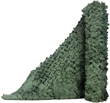 Маскировочная сетка LOOGU Green, размер: ‎‎1,5x5 м=5x16,4 фута