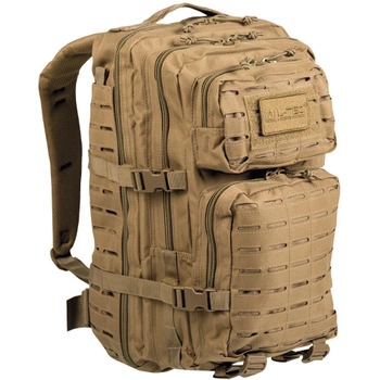 Рюкзак тактический Mil-Tec US Assault Pack LG Laser Cut 36 л Beige