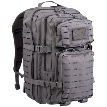 Рюкзак тактический Mil-Tec US Assault Pack LG Laser Cut 36 л Grey