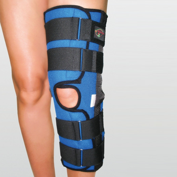 Ортез на коленный сустав с металлическими шарнирами К-1В Реабилитимед L (высота 43 см) (к-1в)