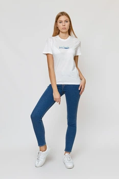 Футболка Lee Slim Logo Tee Slim Fit (L44NEPLJ) Белый L-00