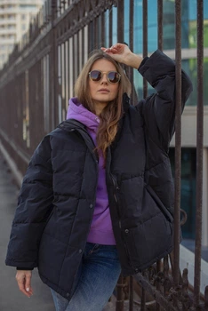 Куртка стеганная Wrangler Relaxed Puffer Relaxed Fit (W4S3X7100) Черный L-00