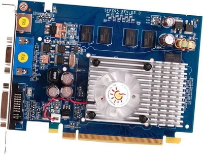Видеокарта SPARKLE PCI-Ex NVidia GeFORCE 9400 GT 1 GB DDR2 ( 128 BIT ) ( DVI, VGA ) Б/У