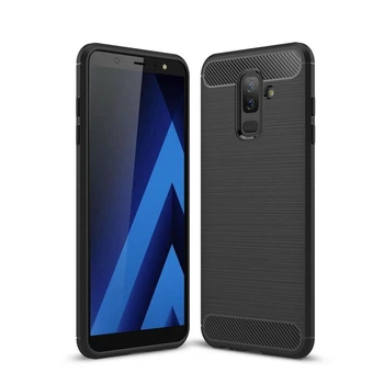 Противоударный чехол Fashion Case Urban для Samsung Galaxy A6 Plus Черный