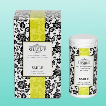 Очищающий зубной порошок GreenWay Sharme Smile, 75&nbsp;мл (02751)