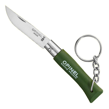 Нож складной Opinel Keychain 4 VRI, зеленый (204.66.46)