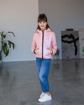 Куртка для девочек Tair.kids (КТ 775 ) 134 см. розовый