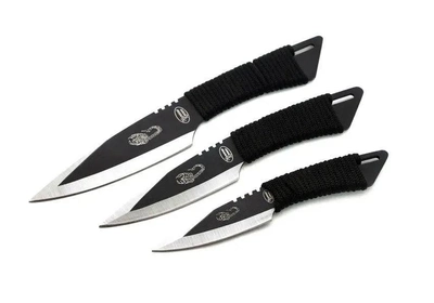 Ножи метательные Scorpion комплект 3 в 1 в чехле. Сталь 440