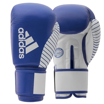 Перчатки с лицензией Wako для бокса и кикбоксинга ADIDAS adiKBWKF200 сине/белый 12 OZ