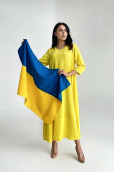 Флаг GEN УКРАЇНИ 135х90 см. Синій (9000060)