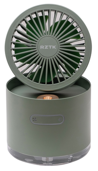 Вентилятор зі зволоженням акумуляторний RZTK Multi Fan Green