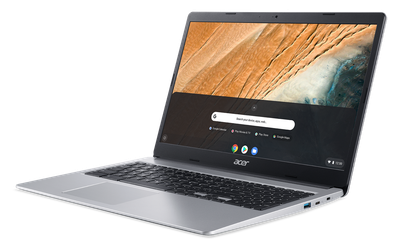 Ноутбук ACER Chromebook 315 15.6" 4/32GB, N4000 (CB315-3H-C2C3) Серебряный